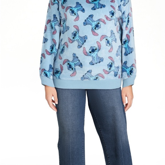 NIB Disney Stitch womens plush sweater size XS - Picture 3 of 6